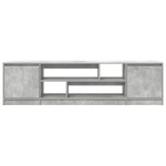vidaXL Comodă TV, gri beton, 188,5x41x50 cm, lemn prelucrat vidaXL Comodă TV, gri beton, 188,5x41x50 cm, lemn prelucrat