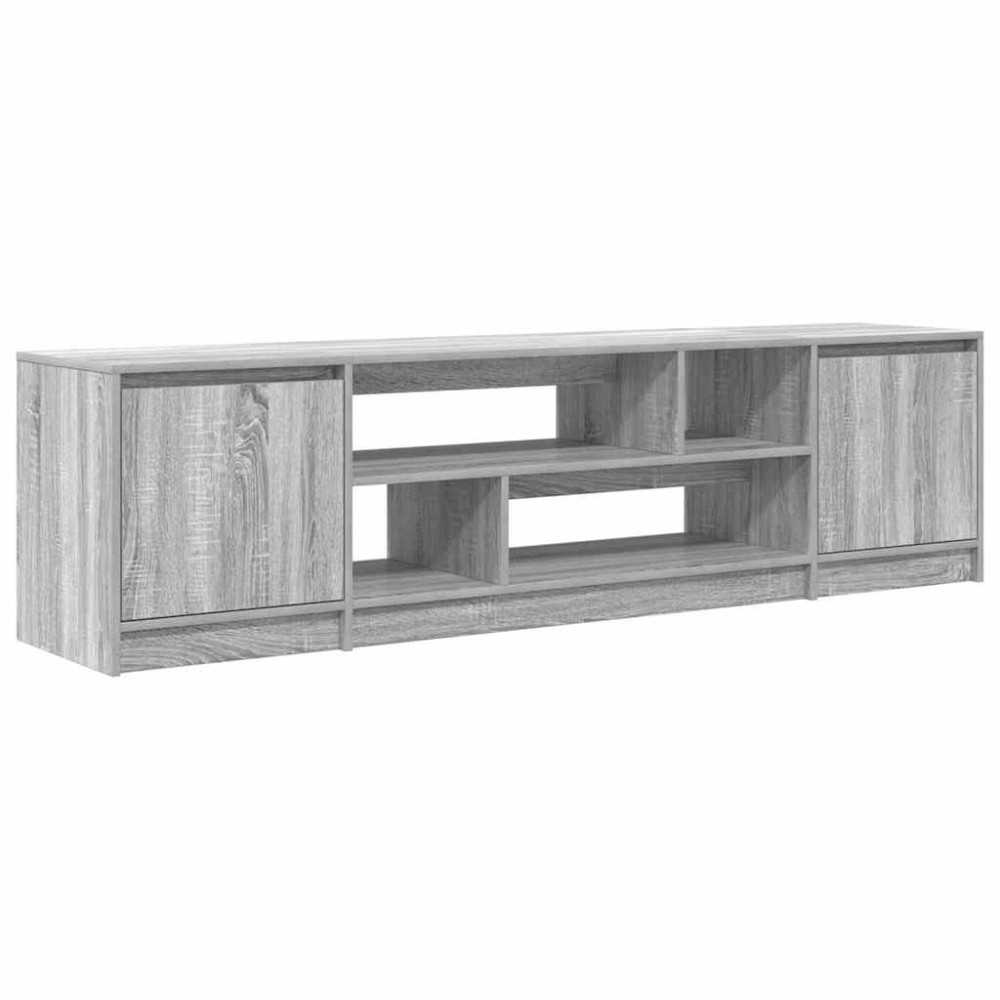 vidaXL Comodă TV, gri sonoma, 188,5x41x50 cm, lemn prelucrat