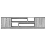 vidaXL Comodă TV, gri sonoma, 188,5x41x50 cm, lemn prelucrat vidaXL Comodă TV, gri sonoma, 188,5x41x50 cm, lemn prelucrat