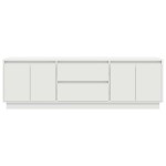 vidaXL Dulap TV cu lumini LED alb 160,5x41x50 cm vidaXL Dulap TV cu lumini LED alb 160,5x41x50 cm