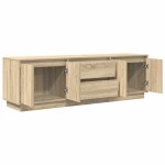vidaXL Dulap TV cu lumini LED Stejar Sonoma 160,5x41x50 cm vidaXL Dulap TV cu lumini LED Stejar Sonoma 160,5x41x50 cm