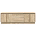 vidaXL Dulap TV cu lumini LED Stejar Sonoma 160,5x41x50 cm vidaXL Dulap TV cu lumini LED Stejar Sonoma 160,5x41x50 cm