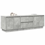 vidaXL Dulap TV cu lumini LED Gri beton 160,5x41x50 cm vidaXL Dulap TV cu lumini LED Gri beton 160,5x41x50 cm