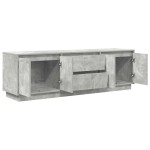 vidaXL Dulap TV cu lumini LED Gri beton 160,5x41x50 cm vidaXL Dulap TV cu lumini LED Gri beton 160,5x41x50 cm