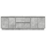 vidaXL Dulap TV cu lumini LED Gri beton 160,5x41x50 cm vidaXL Dulap TV cu lumini LED Gri beton 160,5x41x50 cm
