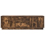 vidaXL Dulap TV cu lumini LED Stejar afumat 160,5x41x50 cm vidaXL Dulap TV cu lumini LED Stejar afumat 160,5x41x50 cm