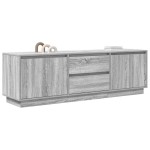 vidaXL Dulap TV cu lumini LED Gri Sonoma 160,5x41x50 cm vidaXL Dulap TV cu lumini LED Gri Sonoma 160,5x41x50 cm