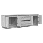 vidaXL Dulap TV cu lumini LED Gri Sonoma 160,5x41x50 cm vidaXL Dulap TV cu lumini LED Gri Sonoma 160,5x41x50 cm