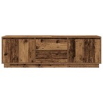 vidaXL Dulap TV cu lumini LED Lemn vechi 160,5x41x50 cm vidaXL Dulap TV cu lumini LED Lemn vechi 160,5x41x50 cm