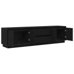 vidaXL Dulap TV cu lumini LED Stejar negru 193,5x41x50 cm vidaXL Dulap TV cu lumini LED Stejar negru 193,5x41x50 cm