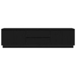 vidaXL Dulap TV cu lumini LED Stejar negru 193,5x41x50 cm vidaXL Dulap TV cu lumini LED Stejar negru 193,5x41x50 cm