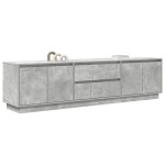 vidaXL Dulap TV cu lumini LED Gri beton 193,5x41x50 cm vidaXL Dulap TV cu lumini LED Gri beton 193,5x41x50 cm