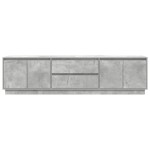 vidaXL Dulap TV cu lumini LED Gri beton 193,5x41x50 cm vidaXL Dulap TV cu lumini LED Gri beton 193,5x41x50 cm