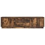 vidaXL Dulap TV cu lumini LED Stejar afumat 193,5x41x50 cm vidaXL Dulap TV cu lumini LED Stejar afumat 193,5x41x50 cm