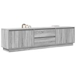 vidaXL Dulap TV cu lumini LED Gri Sonoma 193,5x41x50 cm vidaXL Dulap TV cu lumini LED Gri Sonoma 193,5x41x50 cm
