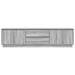 vidaXL Dulap TV cu lumini LED Gri Sonoma 193,5x41x50 cm vidaXL Dulap TV cu lumini LED Gri Sonoma 193,5x41x50 cm
