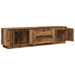 vidaXL Dulap TV cu lumini LED Lemn vechi 193,5x41x50 cm vidaXL Dulap TV cu lumini LED Lemn vechi 193,5x41x50 cm