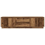 vidaXL Dulap TV cu lumini LED Lemn vechi 193,5x41x50 cm vidaXL Dulap TV cu lumini LED Lemn vechi 193,5x41x50 cm