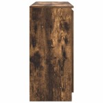 vidaXL Bufetă cu sertare Stejar afumat 100,5x35x76 cm Lemn prelucrat