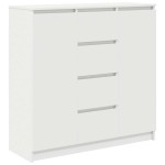 vidaXL Bufetă cu sertare Alb 100,5x35x98,5 cm Lemn prelucrat