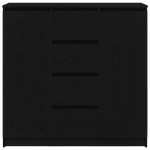 vidaXL Bufetă cu sertare Stejar negru 100,5x35x98,5 cm Lemn prelucrat