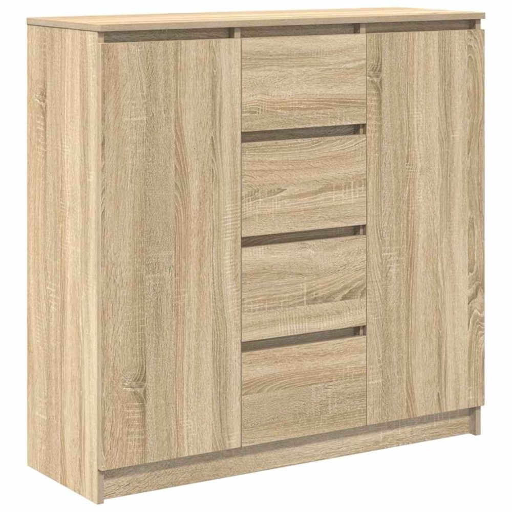 vidaXL Bufetă cu sertare Stejar Sonoma 100,5x35x98,5 cm Lemn prelucrat