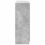 vidaXL Bufetă cu sertare Gri beton 100,5x35x98,5 cm Lemn prelucrat