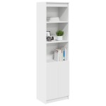 vidaXL Dulapuri alb 50x35x180 cm din lemn prelucrat