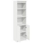vidaXL Dulapuri alb 50x35x180 cm din lemn prelucrat