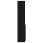 vidaXL Tablou Stejar negru 50x35x180 cm Lemn prelucrat
