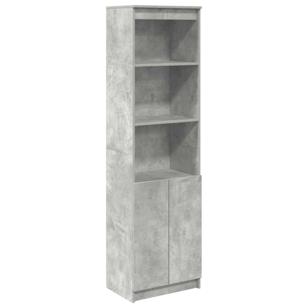 vidaXL Dulapuri din beton gri 50x35x180 cm lemn prelucrat