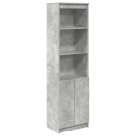 vidaXL Dulapuri din beton gri 50x35x180 cm lemn prelucrat