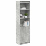 vidaXL Dulapuri din beton gri 50x35x180 cm lemn prelucrat