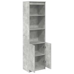 vidaXL Dulapuri din beton gri 50x35x180 cm lemn prelucrat