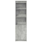 vidaXL Dulapuri din beton gri 50x35x180 cm lemn prelucrat