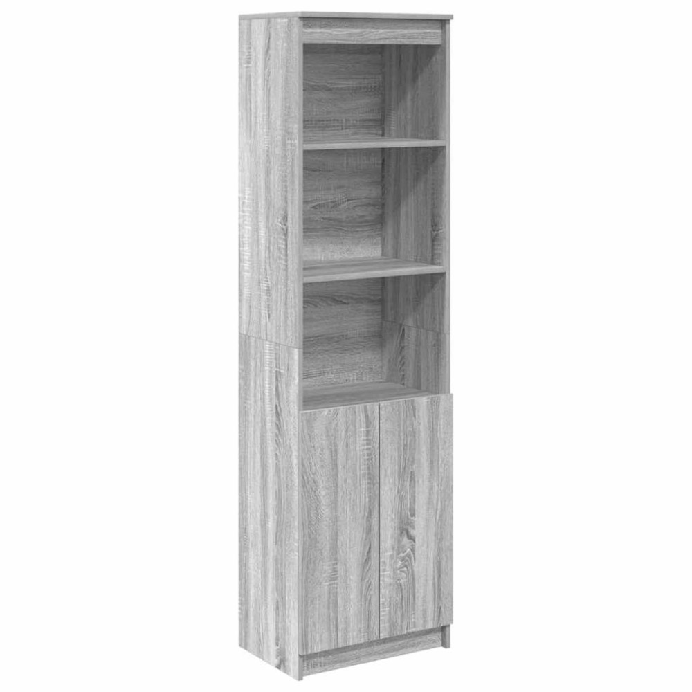 vidaXL Dulapuri gri Sonoma 50x35x180 cm din lemn prelucrat