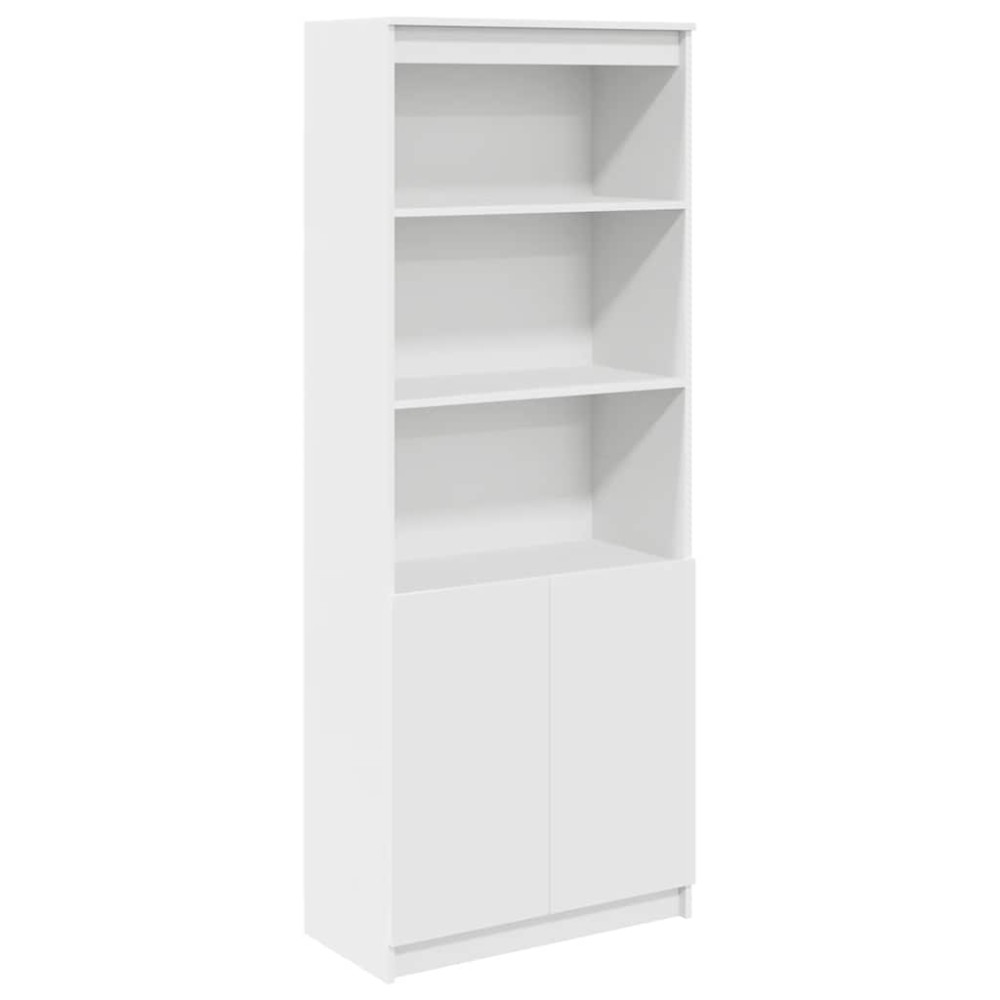 vidaXL Dulap înalt, alb, 70x35x180 cm, lemn prelucrat