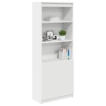 vidaXL Dulap înalt, alb, 70x35x180 cm, lemn prelucrat vidaXL Dulap înalt, alb, 70x35x180 cm, lemn prelucrat