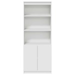 vidaXL Dulap înalt, alb, 70x35x180 cm, lemn prelucrat vidaXL Dulap înalt, alb, 70x35x180 cm, lemn prelucrat