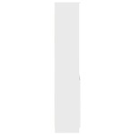 vidaXL Dulap înalt, alb, 70x35x180 cm, lemn prelucrat vidaXL Dulap înalt, alb, 70x35x180 cm, lemn prelucrat