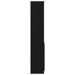 vidaXL Tablou Stejar negru 70x35x180 cm Lemn prelucrat