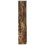 vidaXL Dulap înalt, stejar fumuriu, 70x35x180 cm, lemn prelucrat