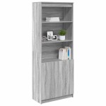 vidaXL Dulap înalt, gri sonoma, 70x35x180 cm, lemn prelucrat