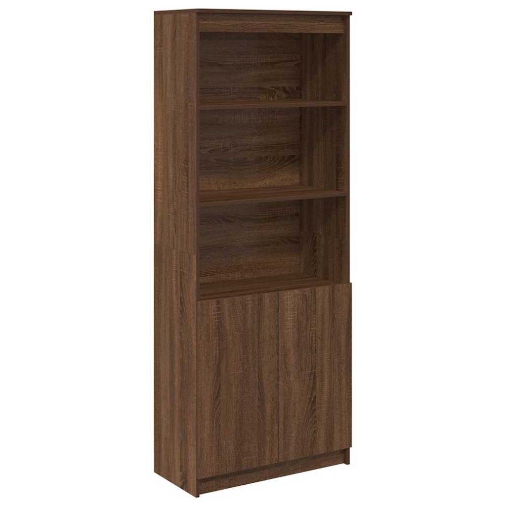 vidaXL Dulap înalt, stejar maro, 70x35x180 cm, lemn prelucrat