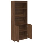 vidaXL Dulap înalt, stejar maro, 70x35x180 cm, lemn prelucrat