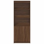vidaXL Dulap înalt, stejar maro, 70x35x180 cm, lemn prelucrat