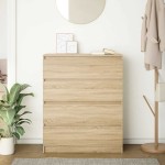 vidaXL Bufetă Stejar Sonoma 80x35x99 cm Lemn prelucrat