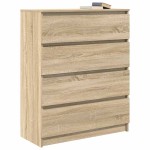 vidaXL Bufetă Stejar Sonoma 80x35x99 cm Lemn prelucrat