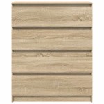vidaXL Bufetă Stejar Sonoma 80x35x99 cm Lemn prelucrat
