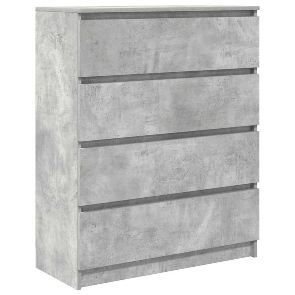 vidaXL Bufetă Gri Beton 80x35x99 cm Lemn prelucrat